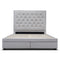The Nora Queen Fabric Storage Bed - Oat White available to purchase from Warehouse Furniture Clearance at our next sale event.