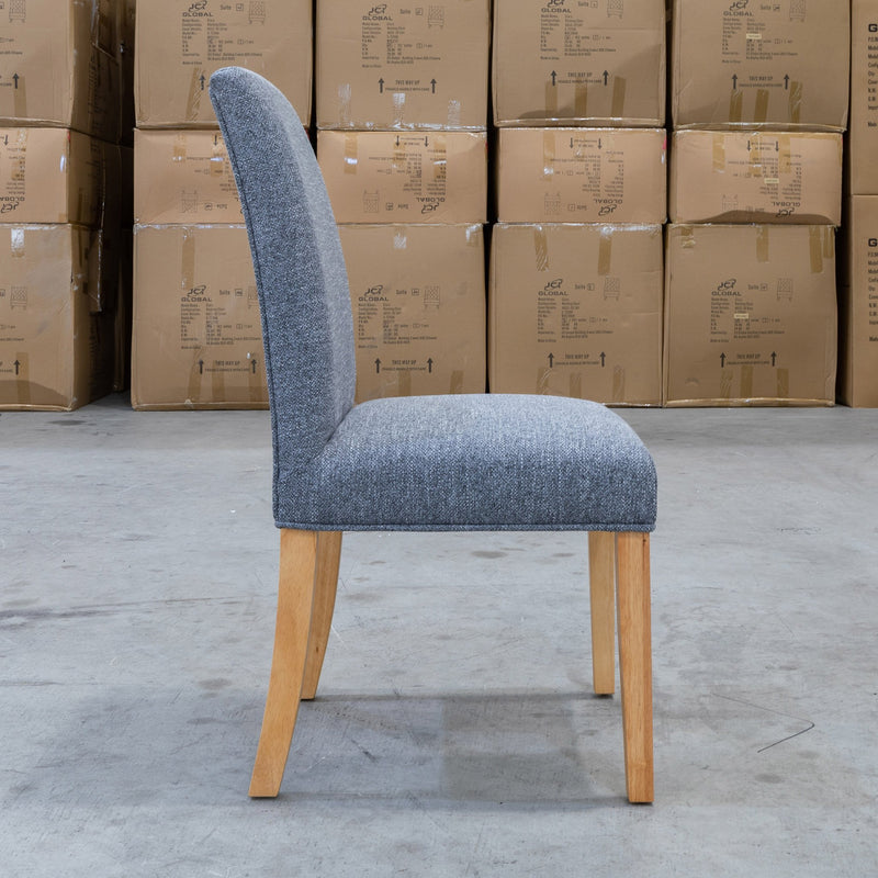 The Parker Natural Dining Chair - Onyx available to purchase from Warehouse Furniture Clearance at our next sale event.