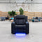 The Remi Dual-Electric Recliner - Jet available to purchase from Warehouse Furniture Clearance at our next sale event.