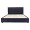 The Riley Queen Fabric Storage Bed - Mid Grey available to purchase from Warehouse Furniture Clearance at our next sale event.