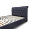 The Riley Queen Fabric Storage Bed - Mid Grey available to purchase from Warehouse Furniture Clearance at our next sale event.